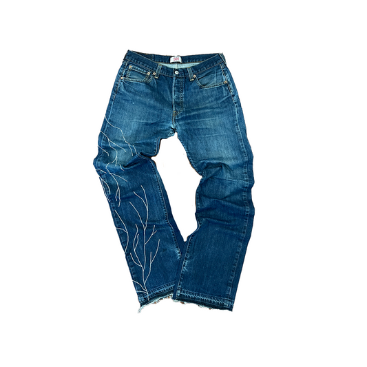 Lorenzo Arena Levi's 501 Blu Lightning W34