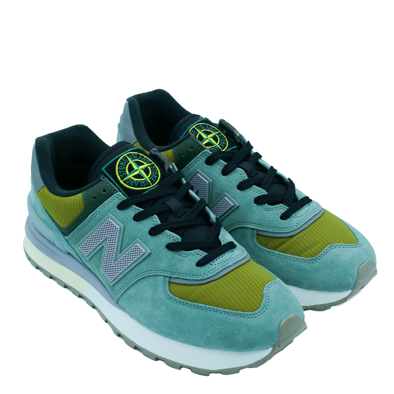 New Balance 574 Legacy Stone Island Light Green taglia 45 (Usate)