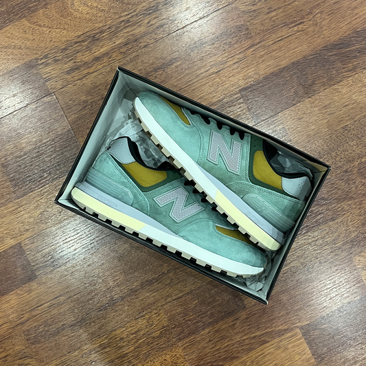 New Balance 574 Legacy Stone Island Light Green Taglia 45 (Usate)