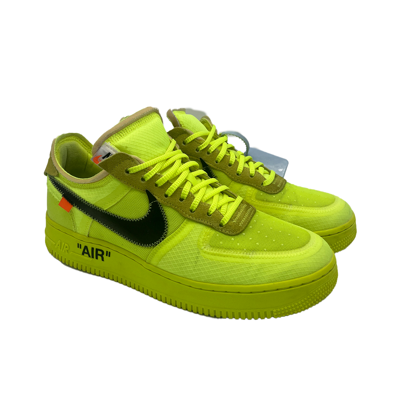 Nike Air Force 1 Low Off-White Volt Taglia 45 (Usate)