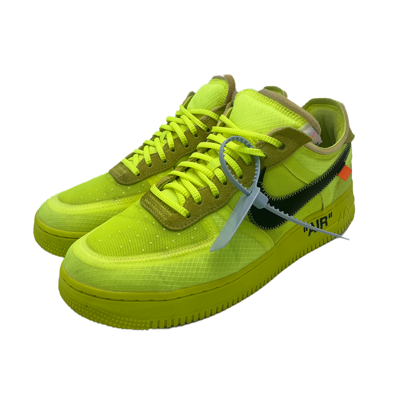 Nike Air Force 1 Low Off-White Volt Taglia 45 (Usate)