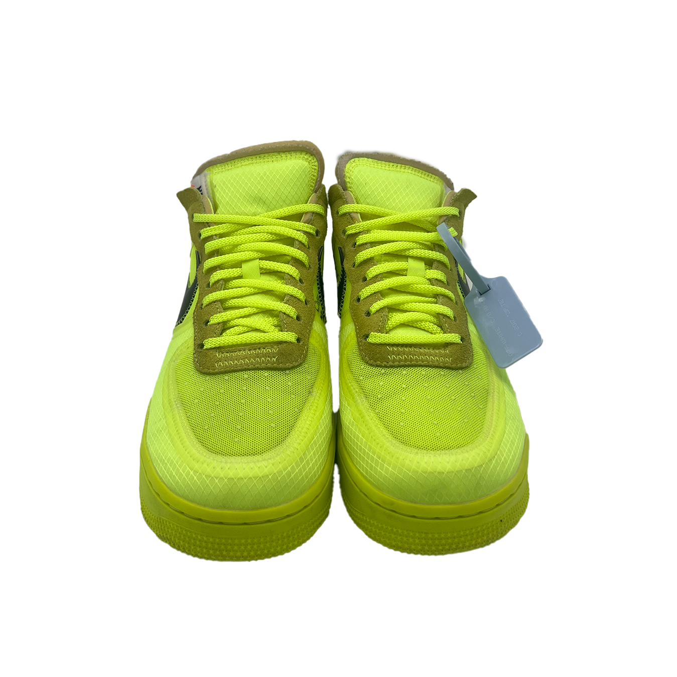 Nike Air Force 1 Low Off-White Volt Taglia 45 (Usate)