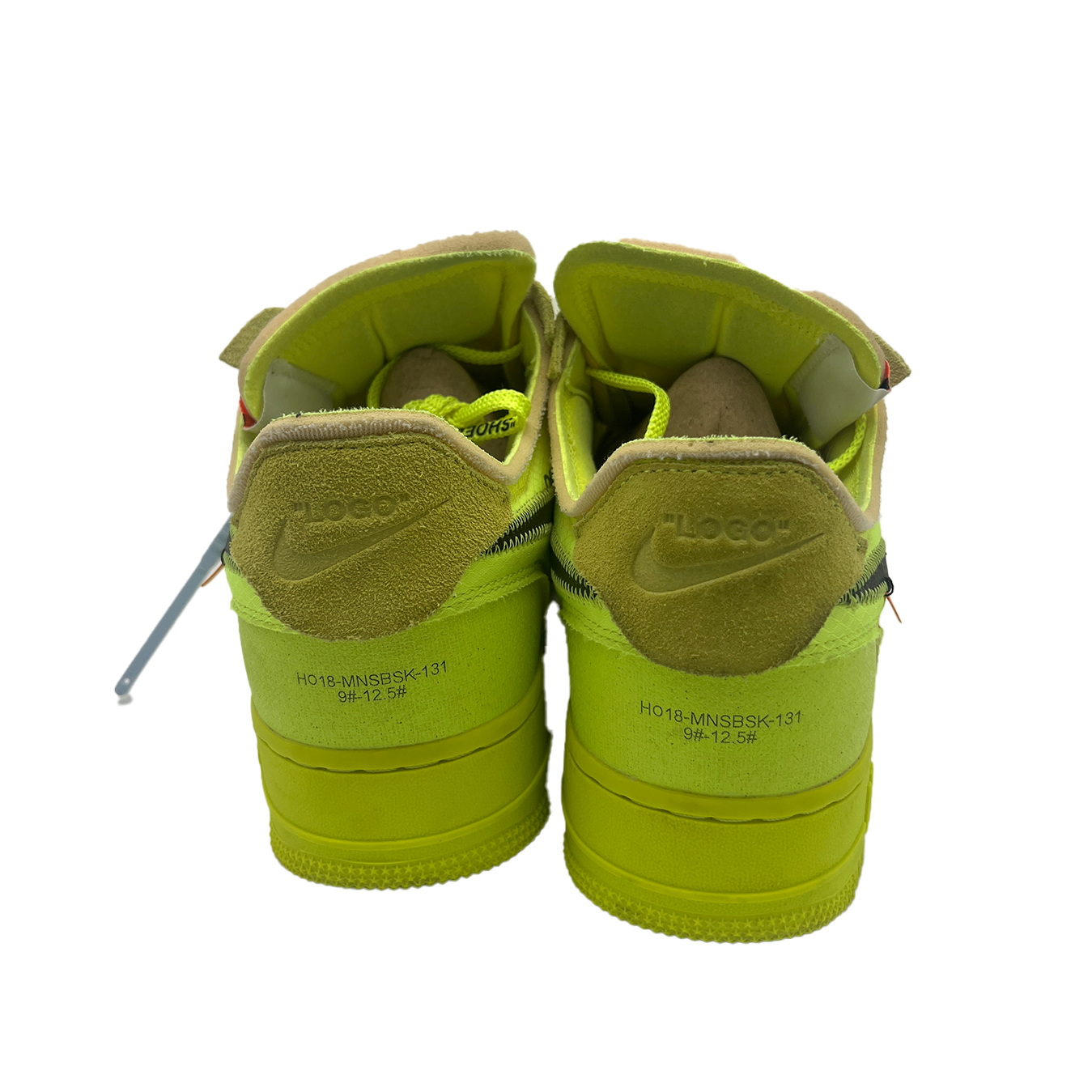 Nike Air Force 1 Low Off-White Volt Taglia 45 (Usate)