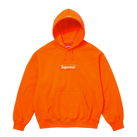 Supreme Hoodie Box Logo 2024 Orange