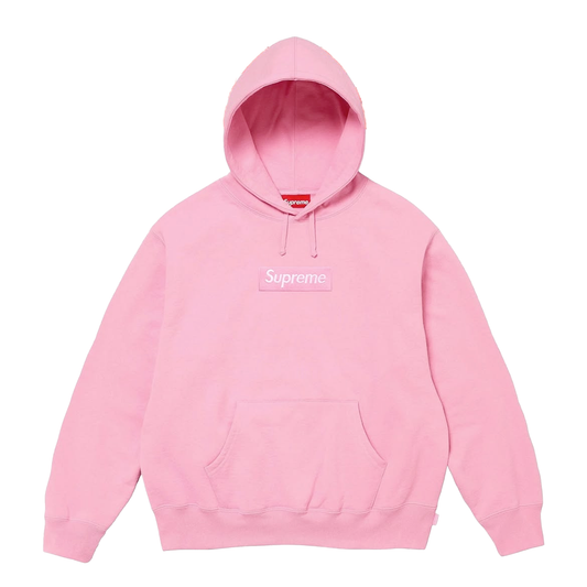 Supreme Hoodie Box Logo 2024 Pink
