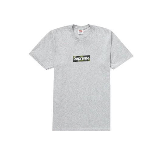 T-Shirt Supreme Box Logo Camo FW23 Grey