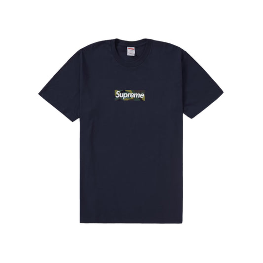 T-Shirt Supreme Box Logo Camo FW23 Navy