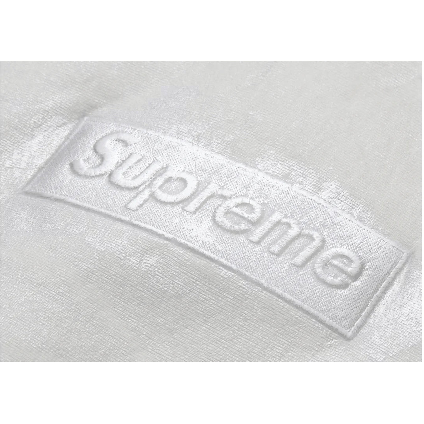 Supreme MM6 Hoodie Foil Box Logo White