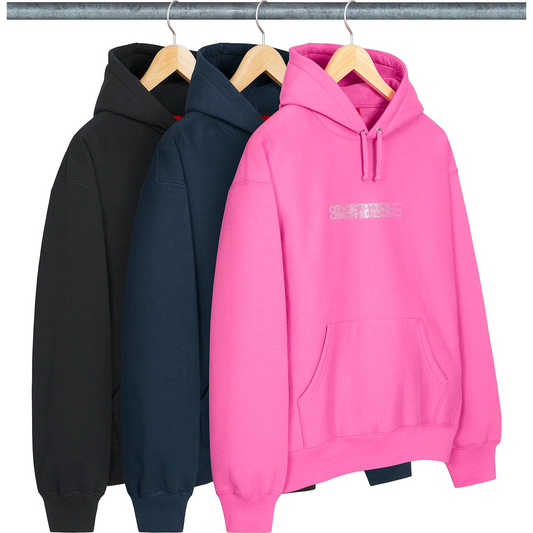 Supreme Swarovski Motion Logo Hooded Sweatshirt