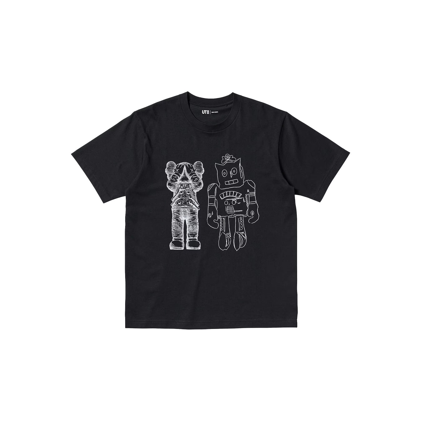 Uniqlo x Kaws x Andy Warhol Graphic T-Shirt White Black Robots