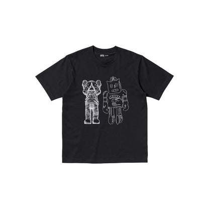 Uniqlo x Kaws x Andy Warhol Graphic T-Shirt White Black Robots