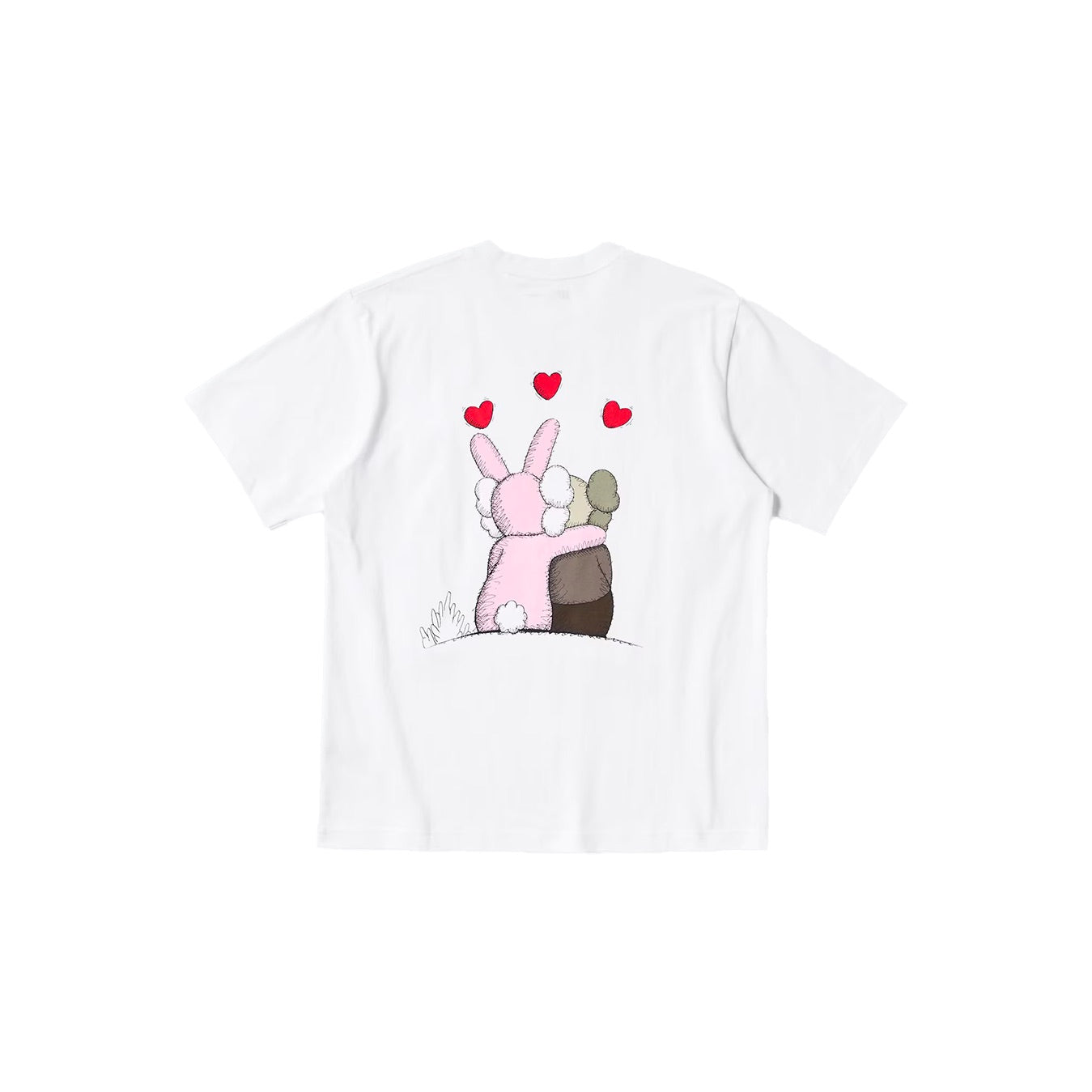 Uniqlo x Kaws x Andy Warhol Graphic T-Shirt White Pink
