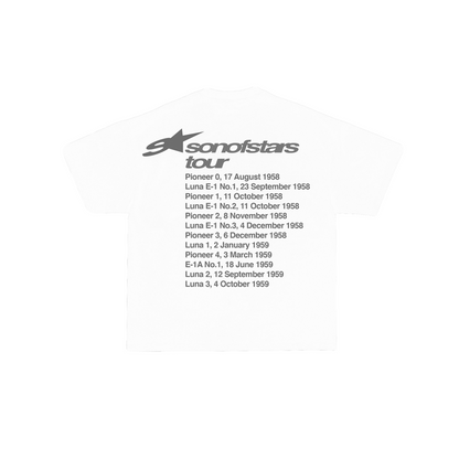Son of Stars Galactic Tour White T-Shirt