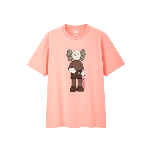 Kaws Uniqlo Companion Tee Pink 2019 (Taglia Asiatica)
