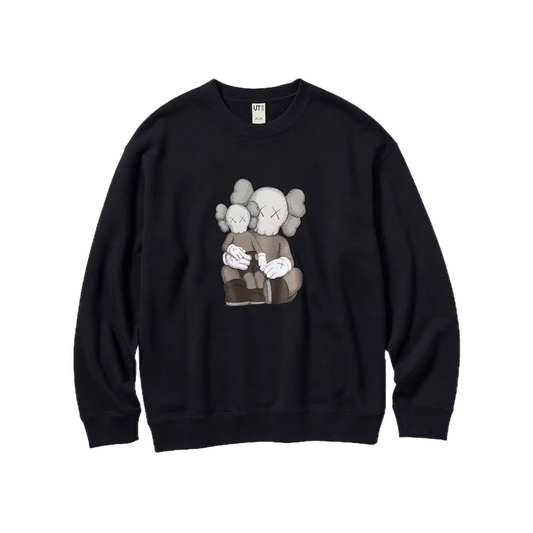 Kaws Uniqlo Longsleeve Sweatshirt Black 2023