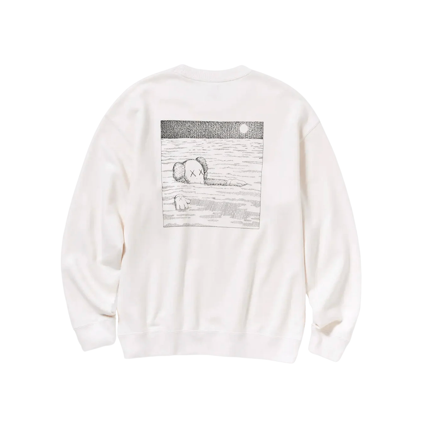 Kaws Uniqlo Longsleeve Sweatshirt White 2023